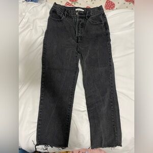 Pacsun straight jeans black size 26